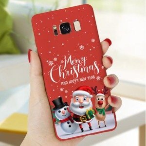 Silkonové Christmas pouzdro na Samsung Galaxy A10 - Veselé Vánoce