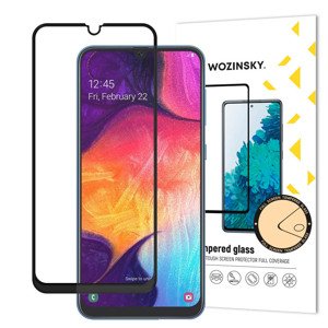 Wozinsky celoplošné temperované tvrzené sklo Samsung Galaxy A50 / A30 black