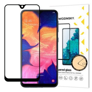 Wozinsky celoplošné temperované tvrzené sklo Samsung Galaxy A10 black