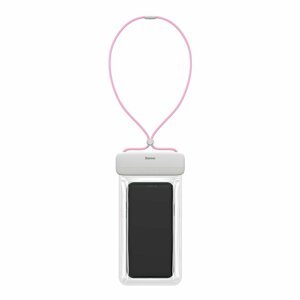 Baseus Let’s go Slip univerzální vodotěsné pouzdro na mobil White pink