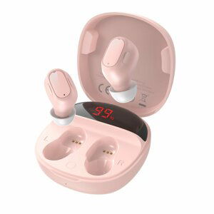 Baseus Encok WM01 PLUS TWS Bezdrátová sluchátka do uší Bluetooth 5.0 Pink