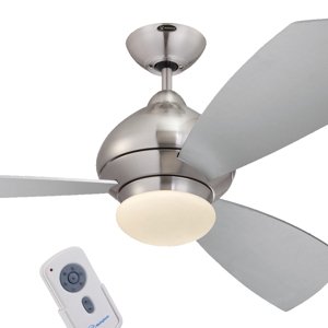 Stropní ventilátor s LED světlem, DC motorem a ovládáním Westinghouse FANTASTIC 78008, Ø 132 cm