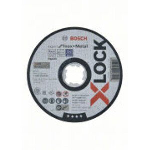 Dělící kotouč rovný Bosch X-LOCK Expert for Inox+Metal 125×1×22,23 AS 60 T INOX BF