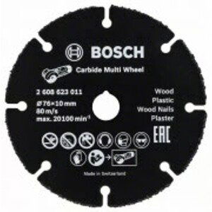 Víceúčelový řezný kotouč Bosch Carbide Multi Wheel 76 mm 2608623011