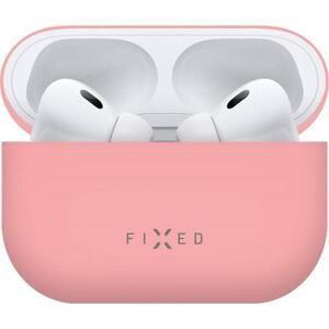 Ultratenké silikonové pouzdro FIXED Silky pro Apple AirPods Pro 2, růžové