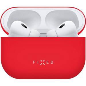 Ultratenké silikonové pouzdro FIXED Silky pro Apple AirPods Pro 2, červené