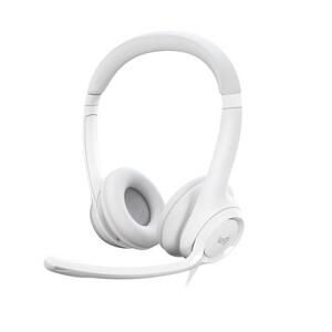 Logitech H390 USB Computer Headset, Off-White