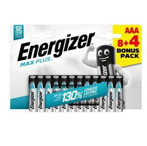 Energizer MAX Plus - Mikrotužka AAA/12 ks - 8+4 zdarma