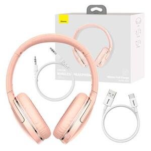 Baseus Encok Bezdrátová sluchátka D02 Pro (růžová)