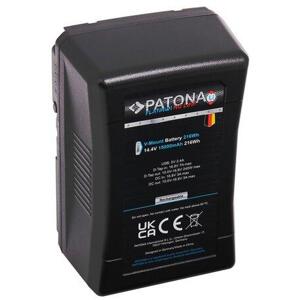 PATONA baterie V-mount pro digitální kameru Sony BP-230W 15000mAh Li-Ion 216Wh 14,4V 24A Platinum