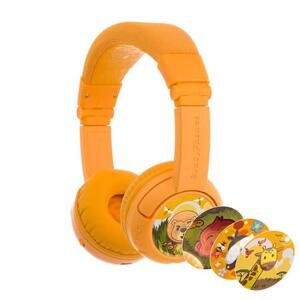 Bezdrátová sluchátka pro děti Buddyphones PlayPlus (žlutá)