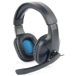 Gembird Gaming headset, černá/modrá
