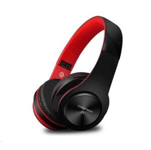 Bezdrátová sluchátka S5, černo/červené