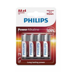 Philips baterie AA PowerLife, alkalická - 4ks