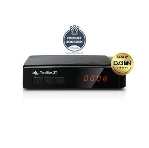AB DVB-T2/C set-top-box Terebox 2T HD/ Full HD/ H.265/HEVC/ CRA ověřeno/ čtečka karet/ HDMI/ USB/ SCART/ EPG