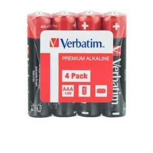 VERBATIM Alkalické baterie AAA, 4 Pack - Shrink, LR3