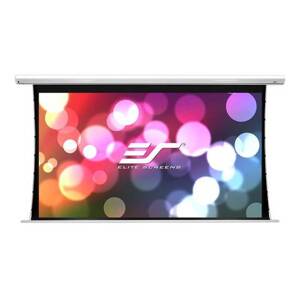 ELITE SCREENS plátno elektrické motorové 110" (279 cm)/ 16:9/137,2 x 243,8 cm/hliníkový case bílý/12" drop/Fiber Glass