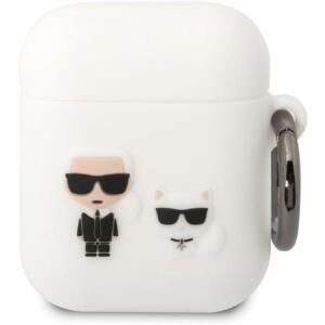 Karl Lagerfeld and Choupette Apple Airpods 1/2,WHT
