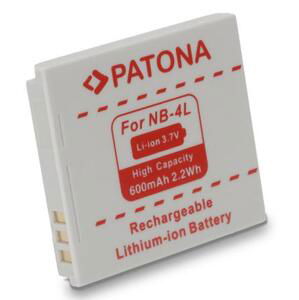 PATONA baterie pro foto Canon NB-4L 600mAh