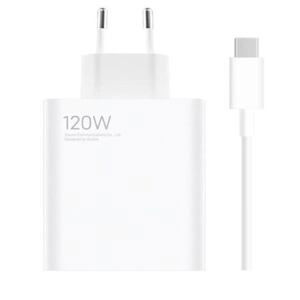 Xiaomi MDY-13-EE USB-A 120W Cestovní Nabíječka + USB-C kabel White