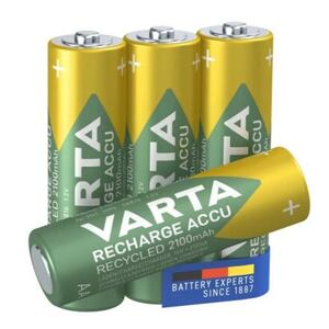 Varta Nabíjecí Baterie Recycled AA 2100 mAh 4ks 56816101404