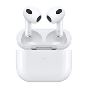 Apple AirPods 3 s Lightning nabíjecím pouzdrem barva White MPNY3ZM/A