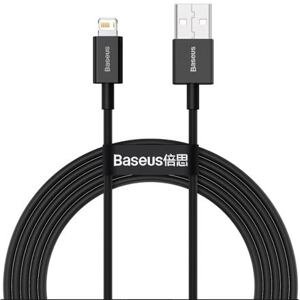 Baseus CALYS-C01 Superior Fast Charging Datový Kabel USB to Lightning 2.4A 2m Black 6953156205451