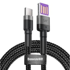 Baseus CATKLF-PG1 Cafule Quick Charging Datový Kabel USB Double Sided to USB 40W 1m Gray/Black 6953156293564