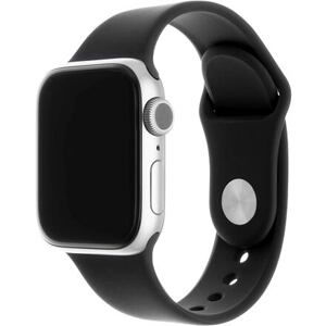 FIXED Silicone Strap Set for Apple Watch 42/44/45 mm, black FIXSST-434-BK