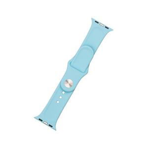 FIXED Silicone Strap Set for Apple Watch 42/44/45 mm, turquoise