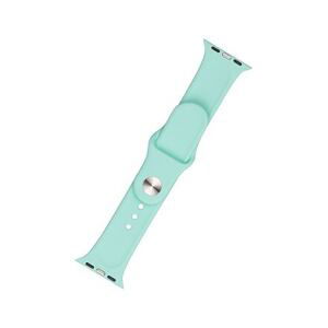 FIXED Silicone Strap Set for Apple Watch 42/44/45 mm, deep green