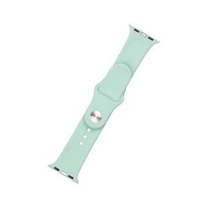 FIXED Silicone Strap Set for Apple Watch 42/44/45 mm, light green