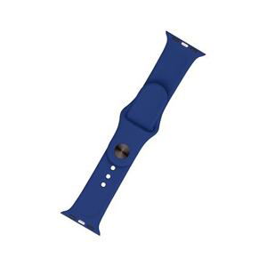 FIXED Silicone Strap Set for Apple Watch 42/44/45 mm, ocean blue