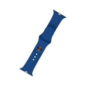 FIXED Silicone Strap Set for Apple Watch 42/44/45 mm, royal blue