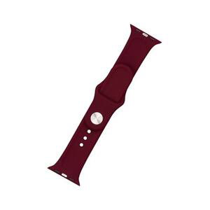 FIXED Silicone Strap Set for Apple Watch 38/40/41 mm, burgundy