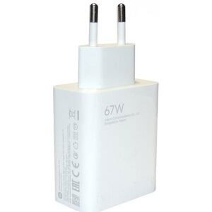 Xiaomi MDY-12-EH USB 67W Cestovní Nabíječka White + USB-C 6A Datový Kabel White (Bulk)