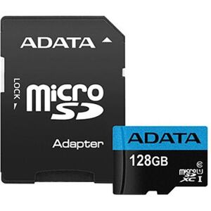 Adata/micro SDXC/128GB/100MBps/UHS-I U1 / Class 10/+ Adaptér