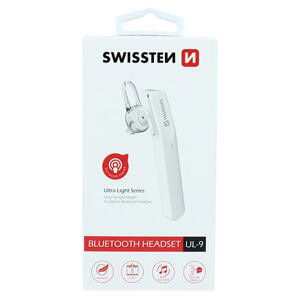 BLUETOOTH HEADSET SWISSTEN ULTRA LIGHT UL-9 WHITE 51105100