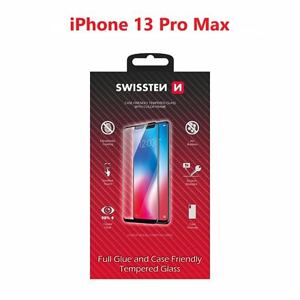 SWISSTEN GLASS COLOR FRAME, CASE FRIENDLY FOR APPLE IPHONE 13 PRO MAX BLACK 54501802