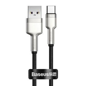 Baseus CAKF000001 Cafule Datový Kabel USB-USB-C 66W 0,25m Black