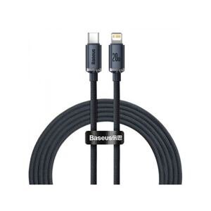 Baseus Type-C - Lightning cable, Crystal Shine Series Fast Charging Data Cable 20W 2m Black (CAJY000