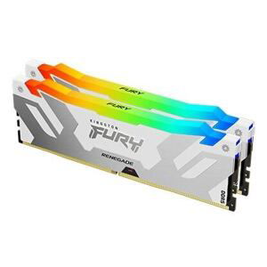 Kingston FURY Renegade/DDR5/32GB/6400MHz/CL32/2x16GB/RGB/White KF564C32RWAK2-32