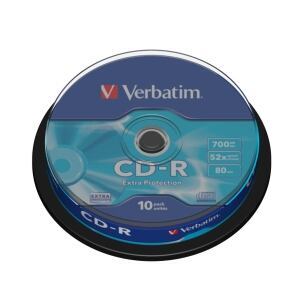 VERBATIM CD-R(10-Pack)Spindl/52x/700MB