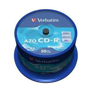 VERBATIM CD-R(50-Pack)Spindl/Crystal/DLP/52x/700MB