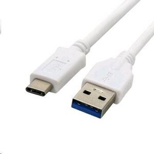 Kabel C-TECH USB 3.0 AM na Type-C kabel (AM/CM), 1m, bílý CB-USB3C-10W