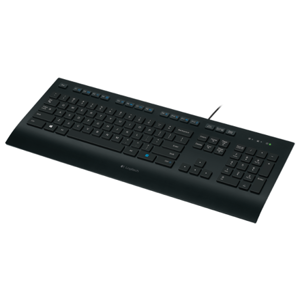 Logitech K280e/Drátová USB/US-Layout/Černá 920-005217