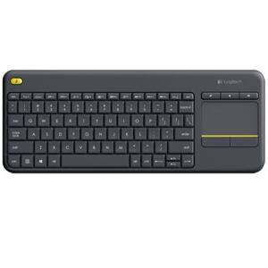 Logitech K400 plus/Bezdrátová USB/US-Layout/Černá 920-007145