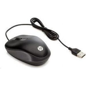 HP Travel Mouse/Cestovní/Optická/Drátová USB/Černá