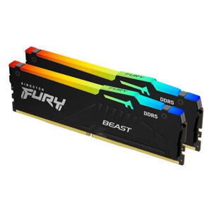 Kingston FURY Beast/DDR5/32GB/6000MHz/CL40/2x16GB/RGB KF560C40BBAK2-32