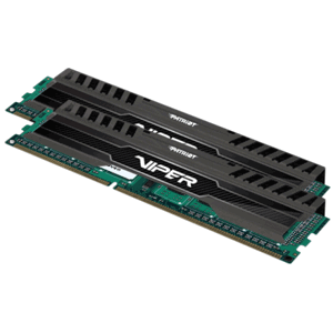 Patriot Viper 3/DDR3/16GB/1600MHz/CL9/2x8GB/Black PV316G160C9K